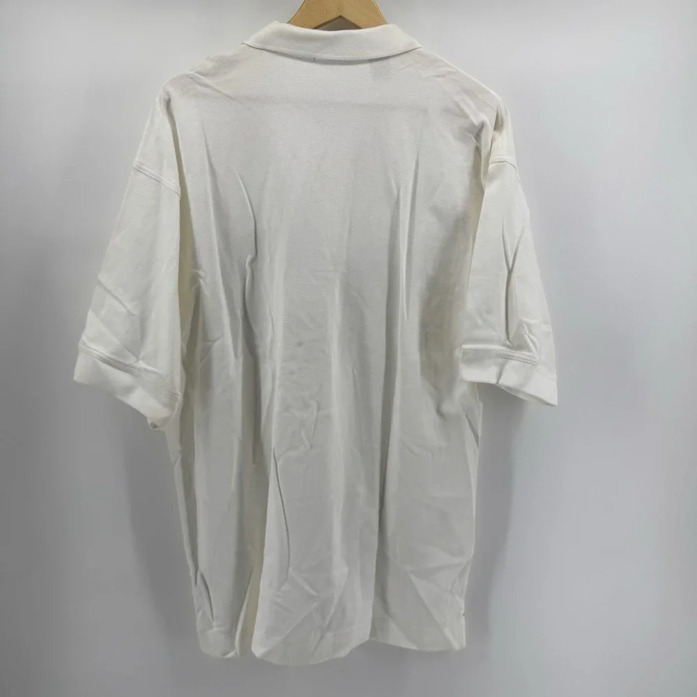NWT Jack Daniels Polo Shirt Men's XL White Cutter‎ & Buck Golf Whiskey Bartender